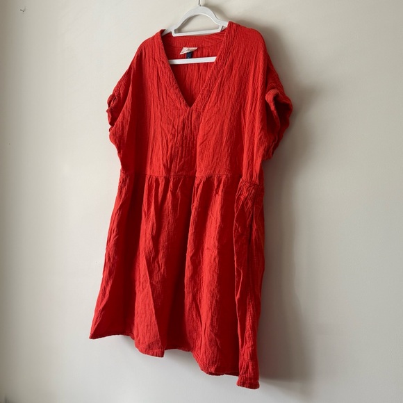 Universal Thread V Neck Babydoll Dress Women’s Size XXL - Picture 2 of 8